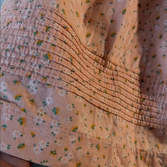 Charming Peach Kids Dress - Picture 2 of 7